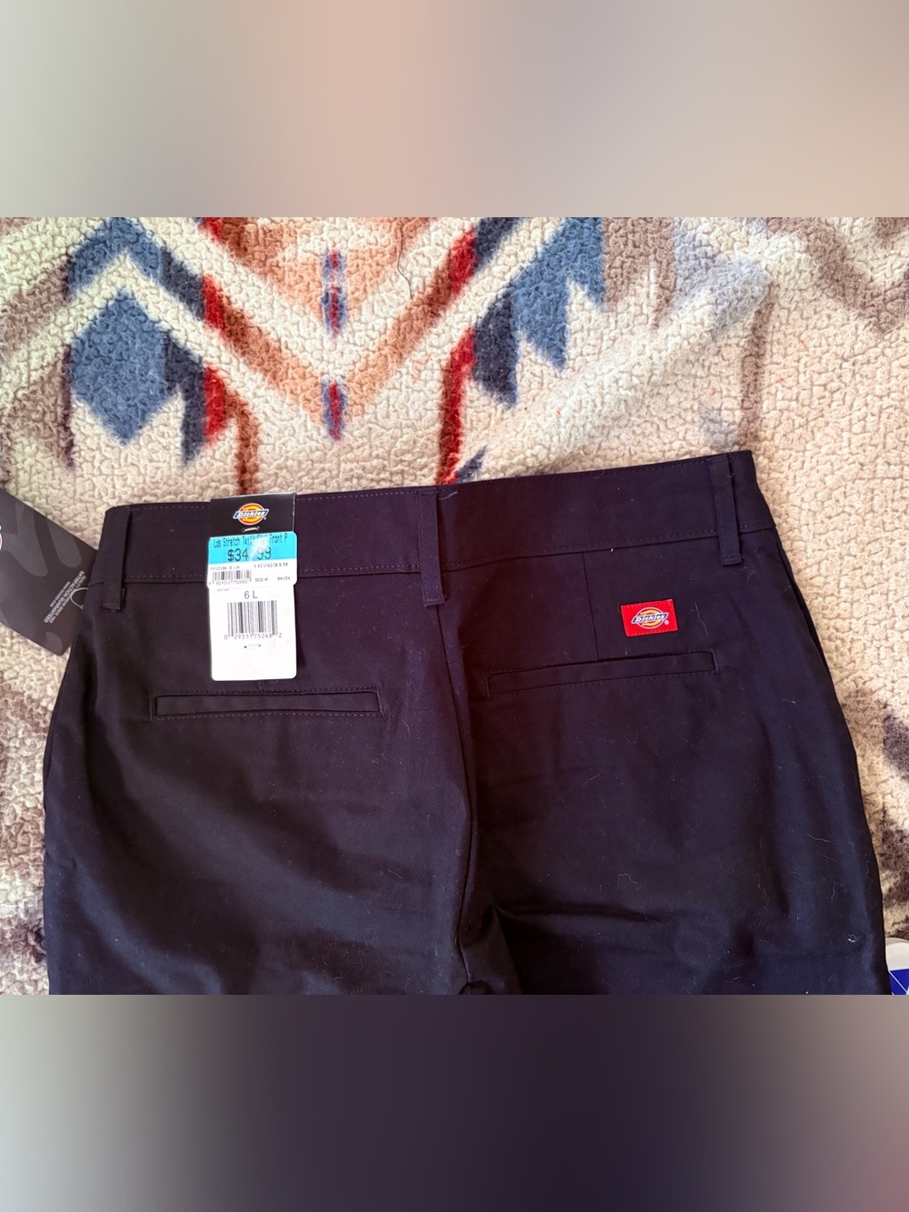 Brand NEW with tags Dickies cotton twill black boot cut pants
